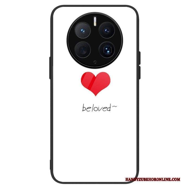 Cover Huawei Mate 50 Pro Cuore In Vetro Temperato