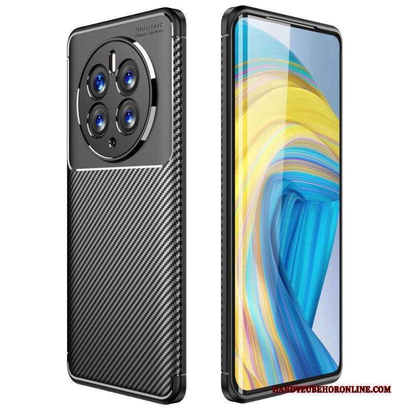 Cover Huawei Mate 50 Pro Fibra Di Carbonio Flessibile