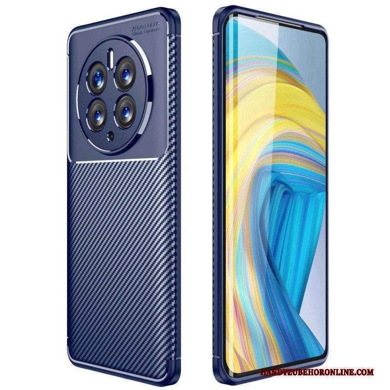 Cover Huawei Mate 50 Pro Fibra Di Carbonio Flessibile