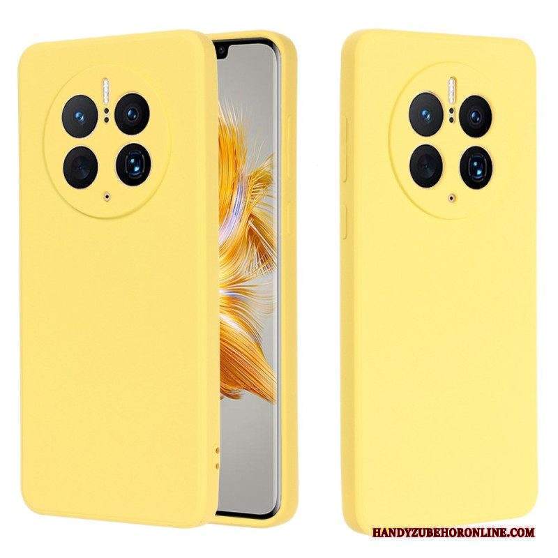 Cover Huawei Mate 50 Pro Silicone Liquido Con Cordino