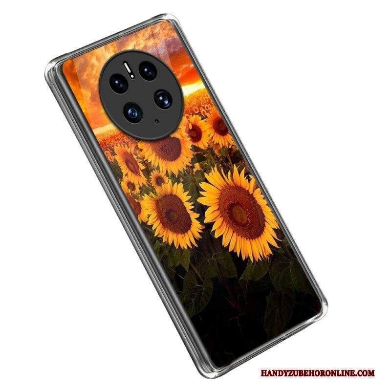 Cover Huawei Mate 50 Pro Sublimi Girasoli