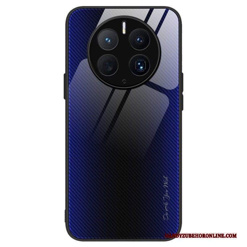 Cover Huawei Mate 50 Pro Vetro Temperato In Fibra Di Carbonio