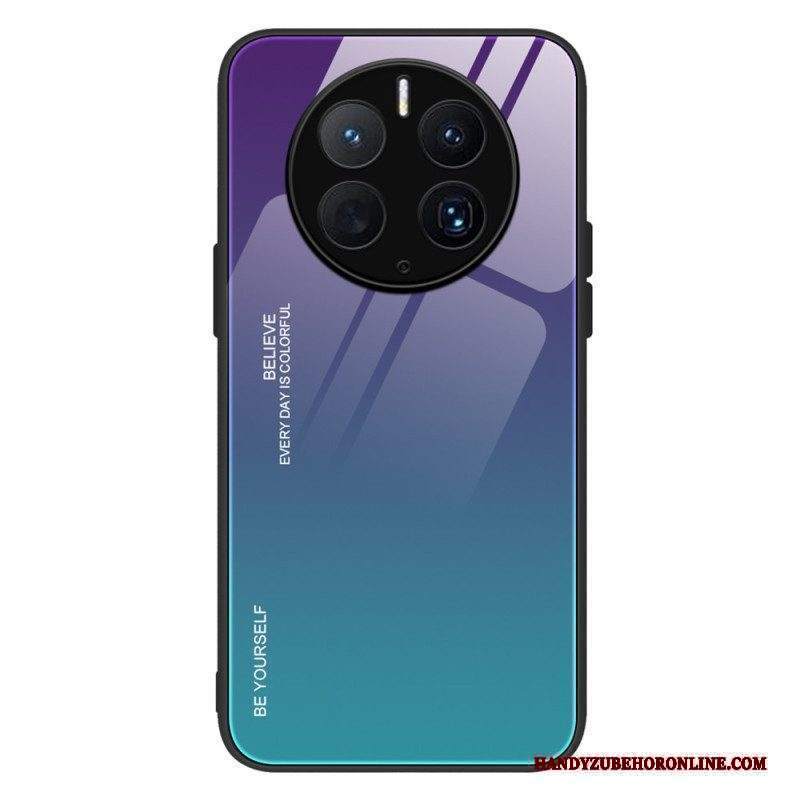 Cover Huawei Mate 50 Pro Vetro Temperato Sii Te Stesso