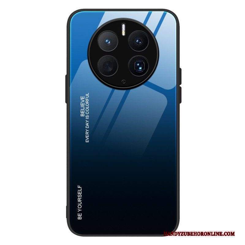 Cover Huawei Mate 50 Pro Vetro Temperato Sii Te Stesso