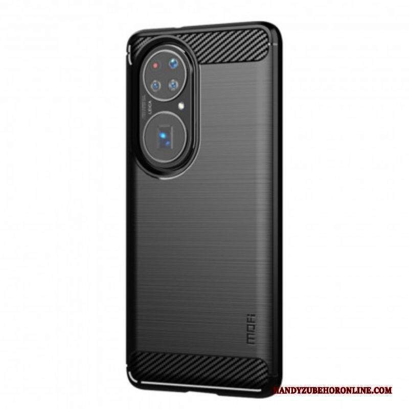 Cover Huawei P50 Fibra Di Carbonio Spazzolata Mofi