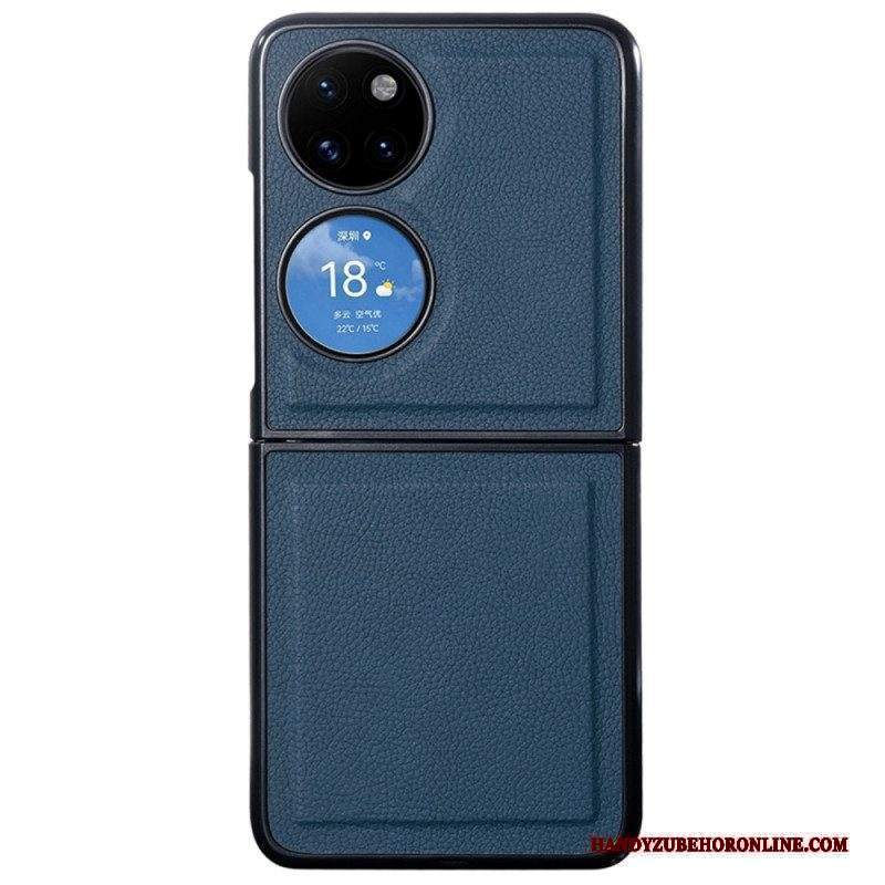 Cover Huawei P50 Pocket Design In Vera Pelle