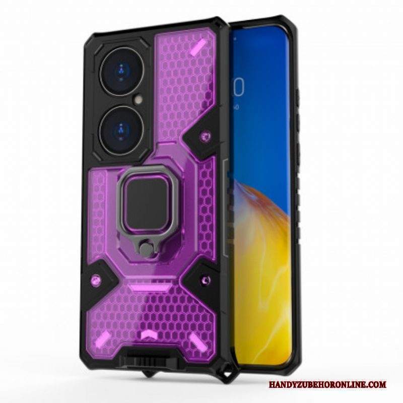 Cover Huawei P50 Pro Ibrido Resistente Al Nido D'ape