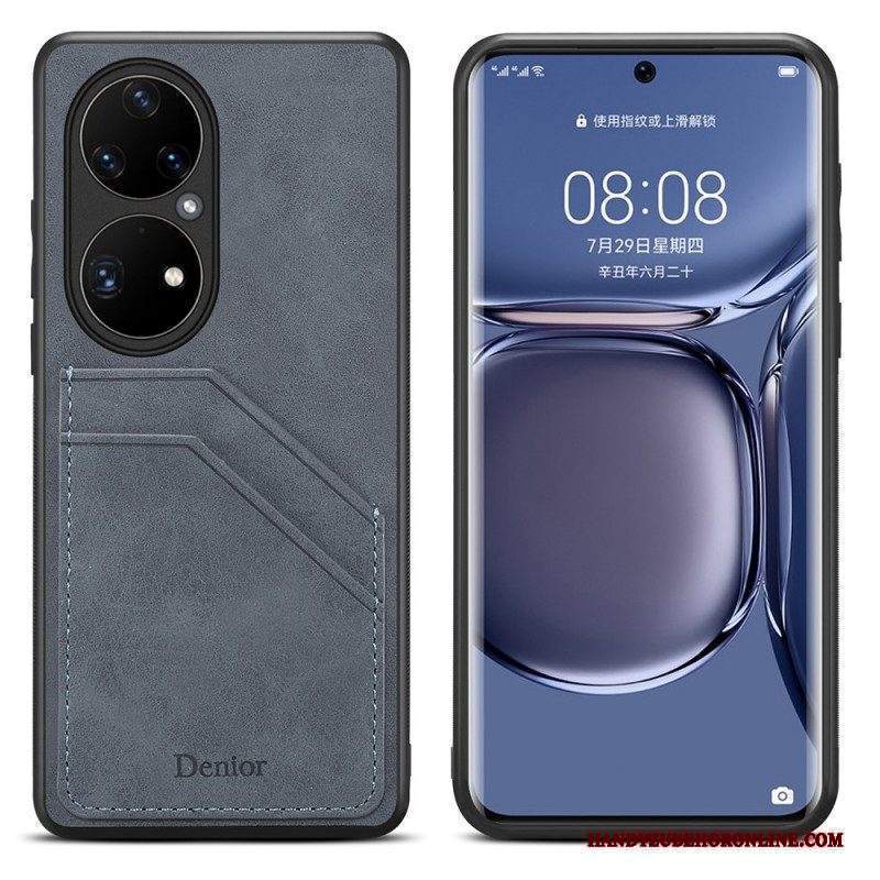 Cover Huawei P50 Pro Portacarte Denior A Doppia Fessura