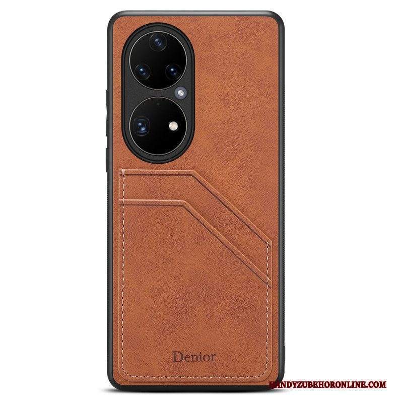 Cover Huawei P50 Pro Portacarte Denior A Doppia Fessura