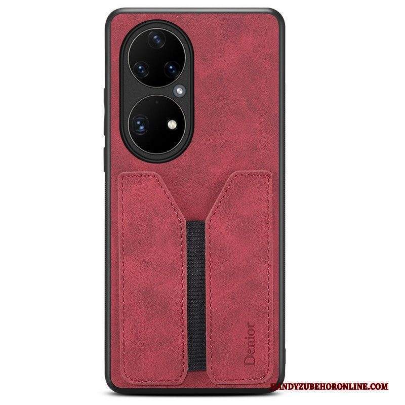 Cover Huawei P50 Pro Portacarte Elastico Denior