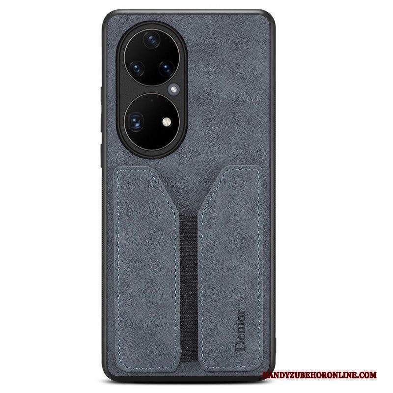 Cover Huawei P50 Pro Portacarte Elastico Denior