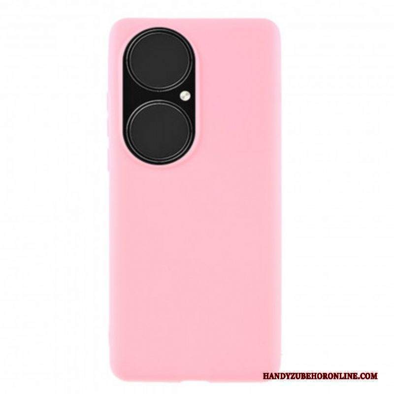 Cover Huawei P50 Pro Silicone Rigido Opaco