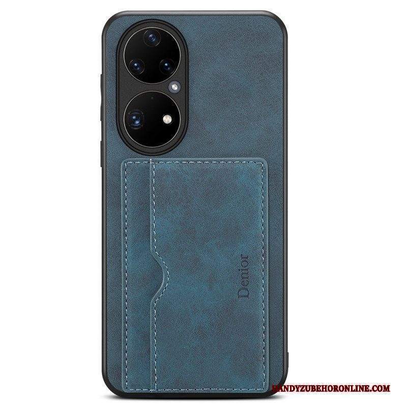 Cover Huawei P50 Pro Titolare Della Carta Denaro