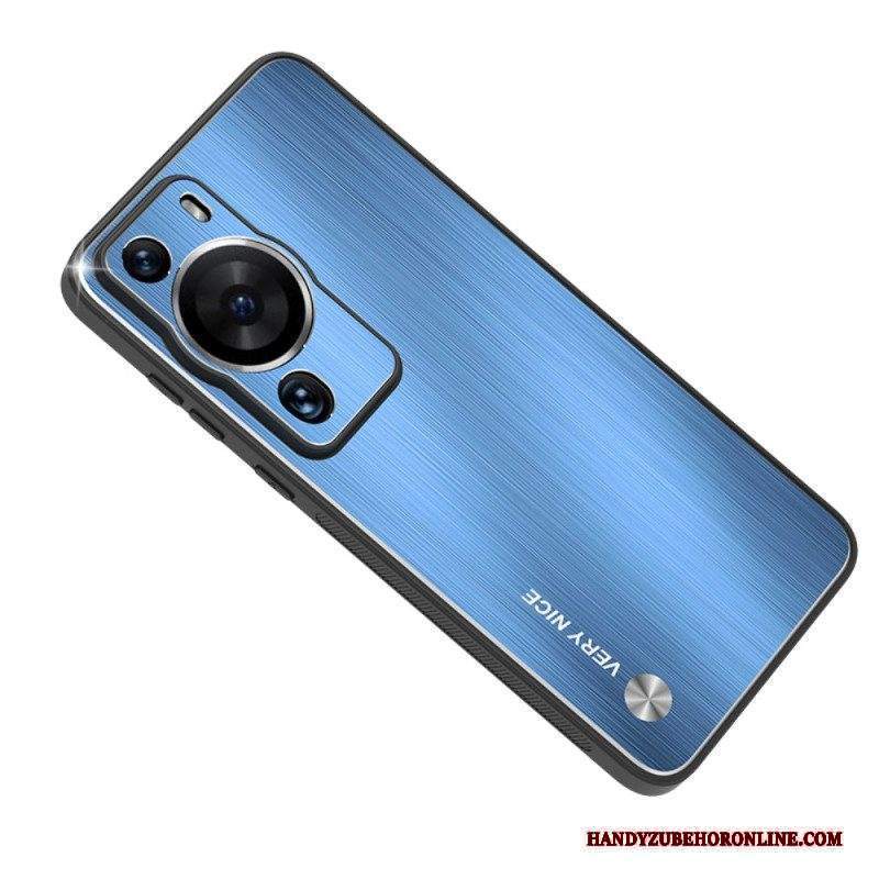 Cover Huawei P60 Pro Alluminio Spazzolato