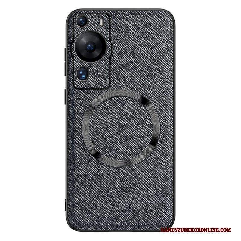 Cover Huawei P60 Pro Compatibile Con Magsafe In Similpelle