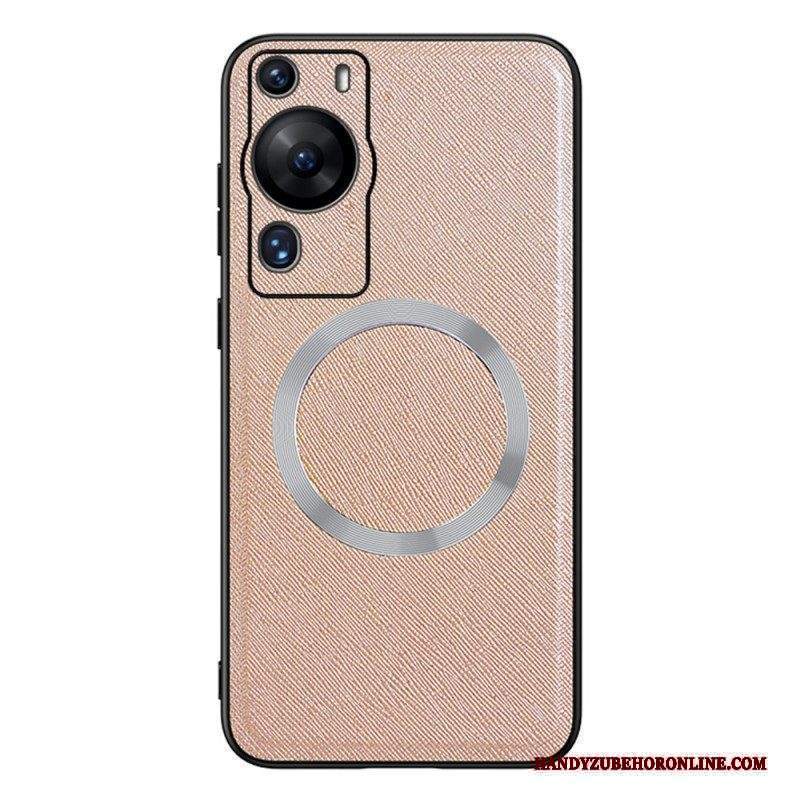 Cover Huawei P60 Pro Compatibile Con Magsafe In Similpelle