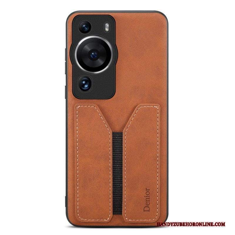 Cover Huawei P60 Pro Portacarte Elastico Denior