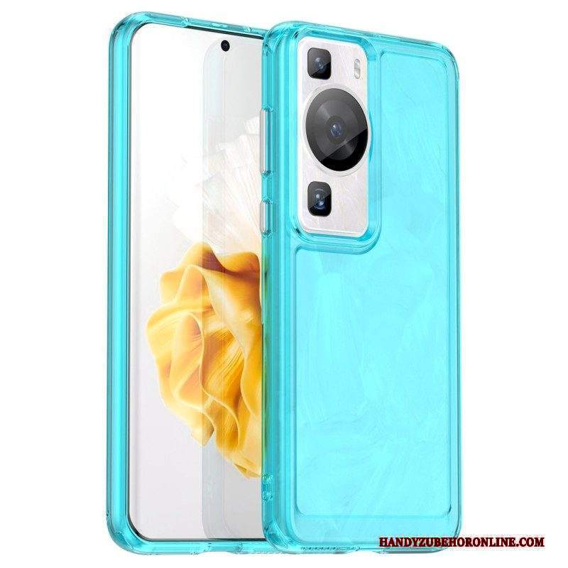 Cover Huawei P60 Pro Serie Candy Trasparente