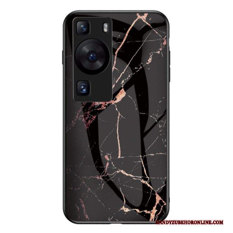 Cover Huawei P60 Pro Vetro Temperato In Marmo