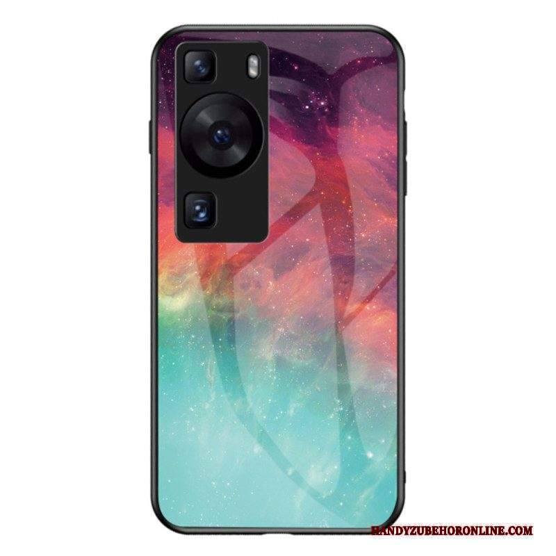 Cover Huawei P60 Pro Vetro Temperato Sky