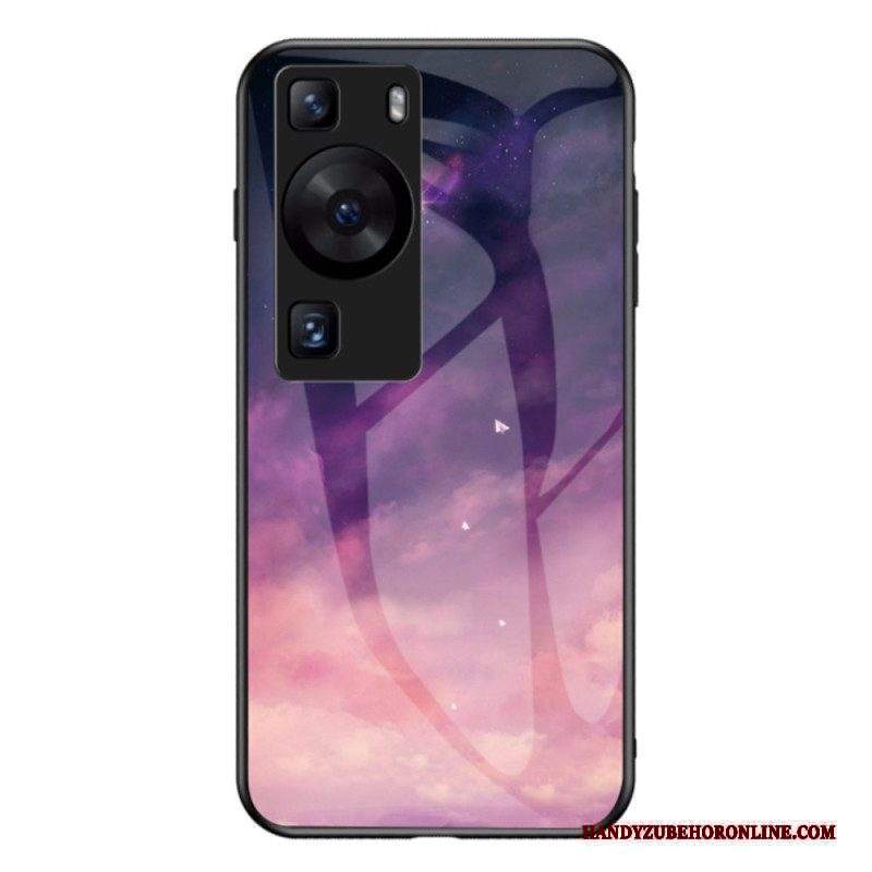 Cover Huawei P60 Pro Vetro Temperato Sky