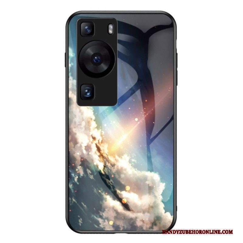 Cover Huawei P60 Pro Vetro Temperato Sky