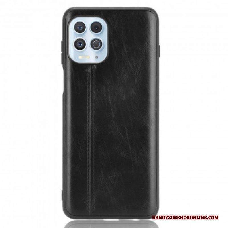 Cover Moto G100 Effetto Pelle Couture