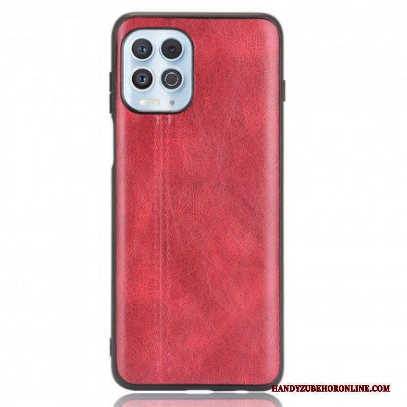 Cover Moto G100 Effetto Pelle Couture