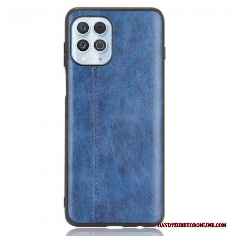 Cover Moto G100 Effetto Pelle Couture