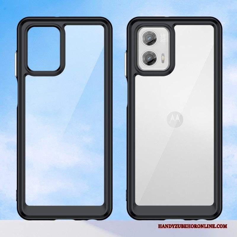 Cover Moto G73 5G Ibrido Trasparente