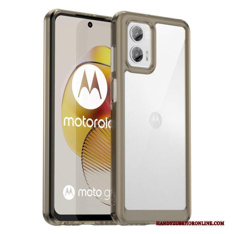 Cover Moto G73 5G Ibrido Trasparente