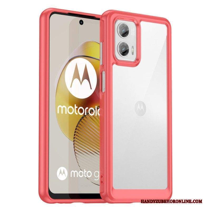 Cover Moto G73 5G Ibrido Trasparente