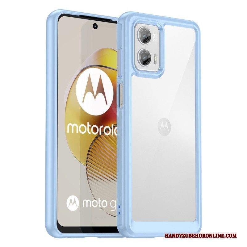 Cover Moto G73 5G Ibrido Trasparente