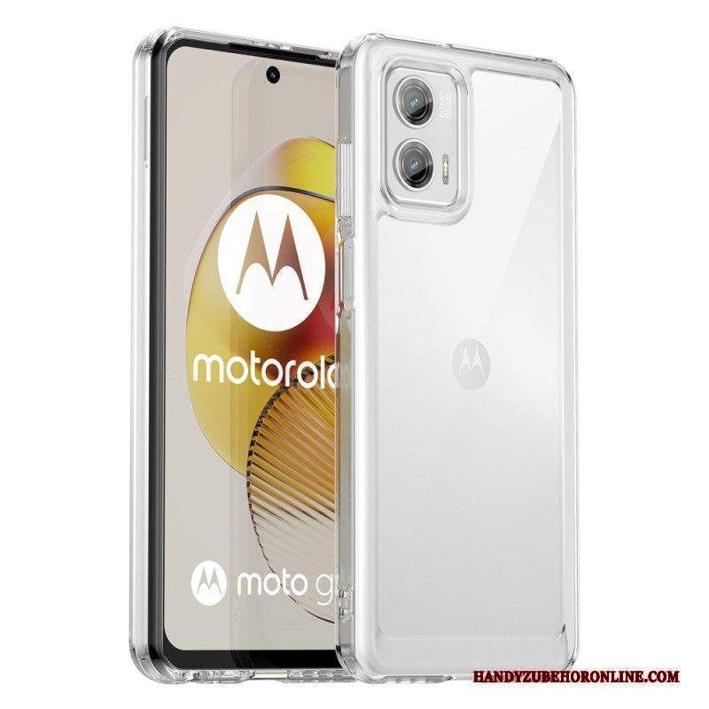 Cover Moto G73 5G Ibrido Trasparente