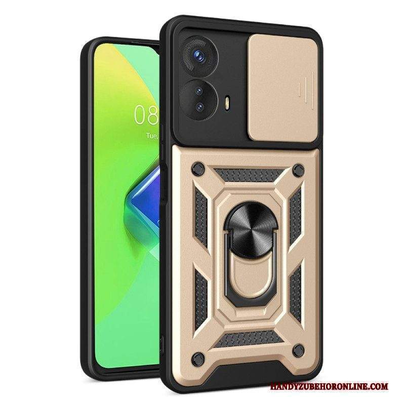 Cover Moto G73 5G Supporto Per Anello E Protezione Per Obiettivo