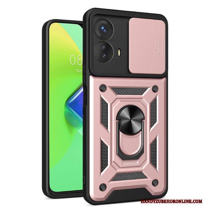 Cover Moto G73 5G Supporto Per Anello E Protezione Per Obiettivo