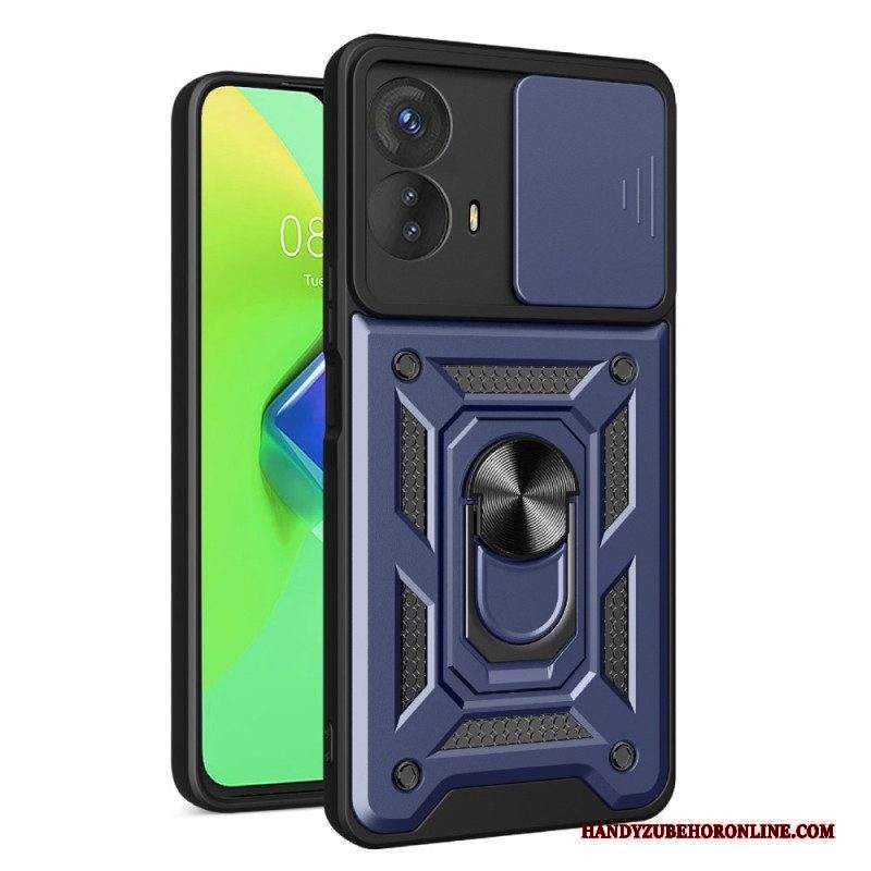 Cover Moto G73 5G Supporto Per Anello E Protezione Per Obiettivo