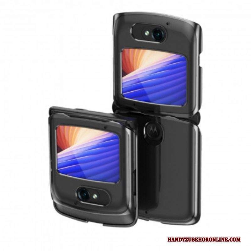 Cover Motorola Razr 5G Bordi In Stile Metallo