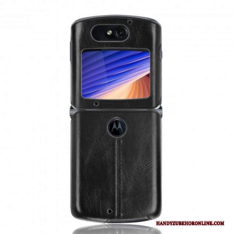 Cover Motorola Razr 5G Cuciture In Ecopelle