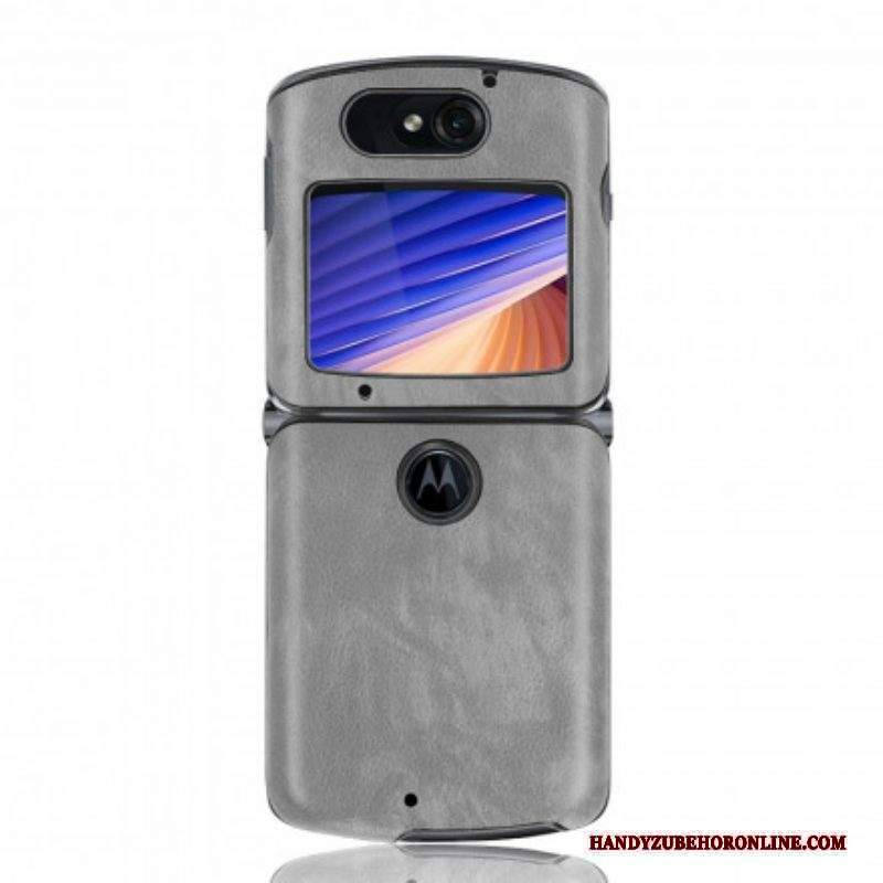 Cover Motorola Razr 5G Ecopelle Litchi