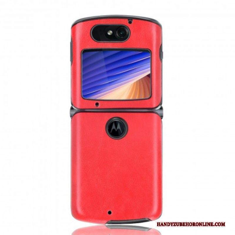 Cover Motorola Razr 5G Ecopelle Litchi