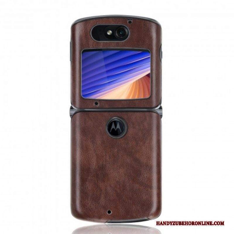 Cover Motorola Razr 5G Ecopelle Litchi