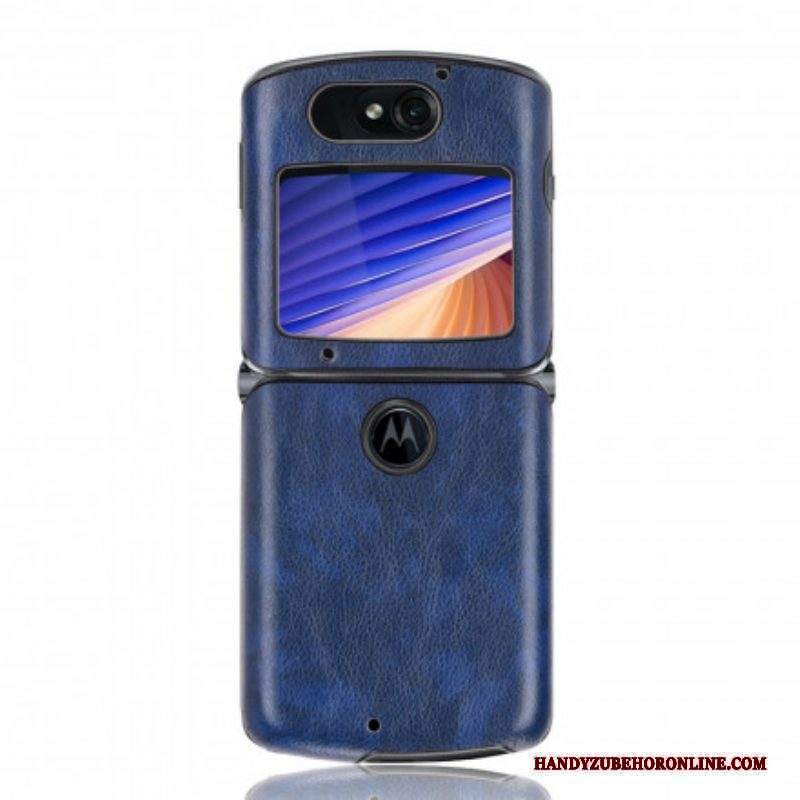 Cover Motorola Razr 5G Ecopelle Litchi