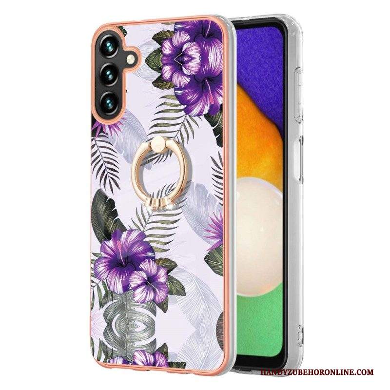 Cover Samsung Galaxy A13 5G / A04s Fiori Ad Anello