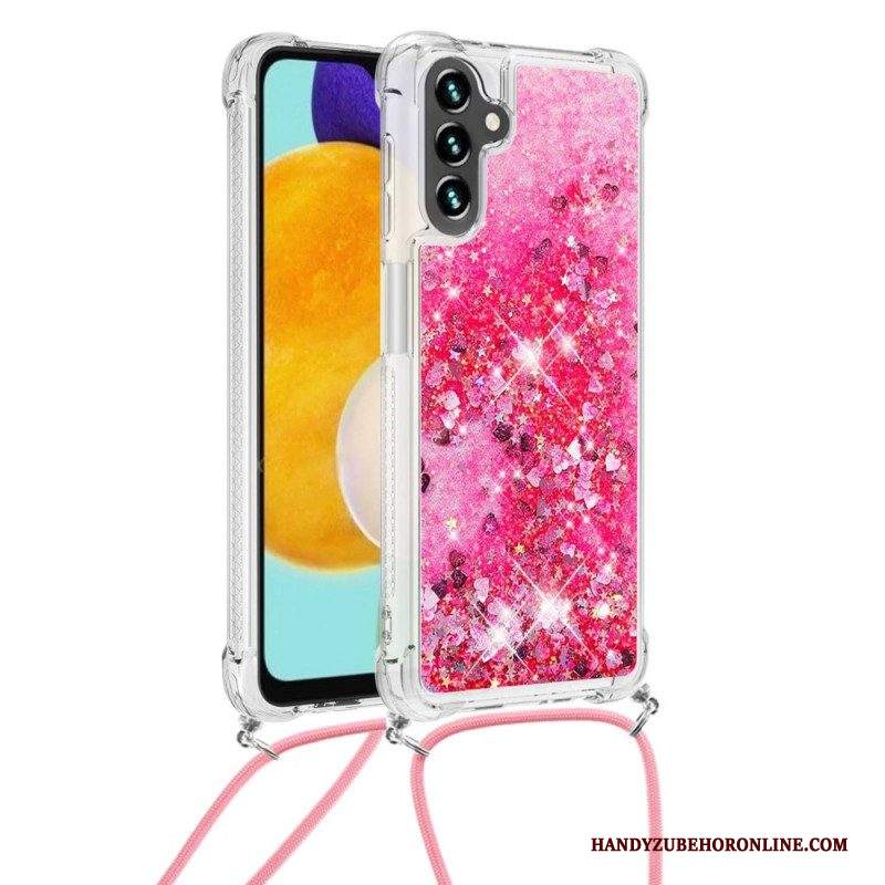 Cover Samsung Galaxy A13 5G / A04s Paillettes Con Coulisse