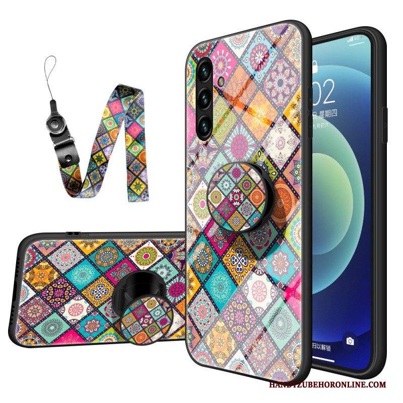 Cover Samsung Galaxy A13 5G / A04s Supporto Magnetico Patchwork