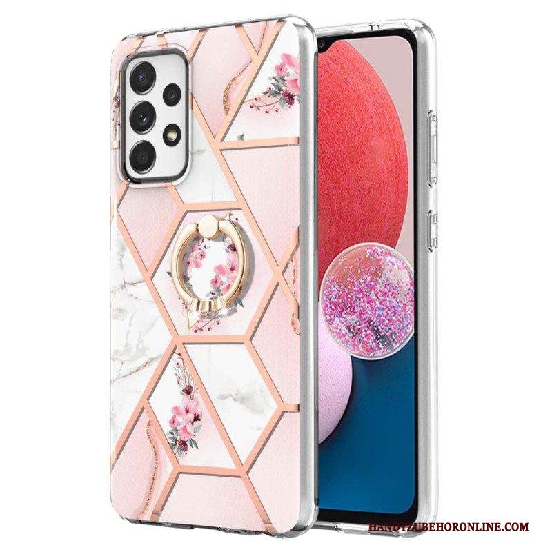 Cover Samsung Galaxy A13 Fiori Ad Anello