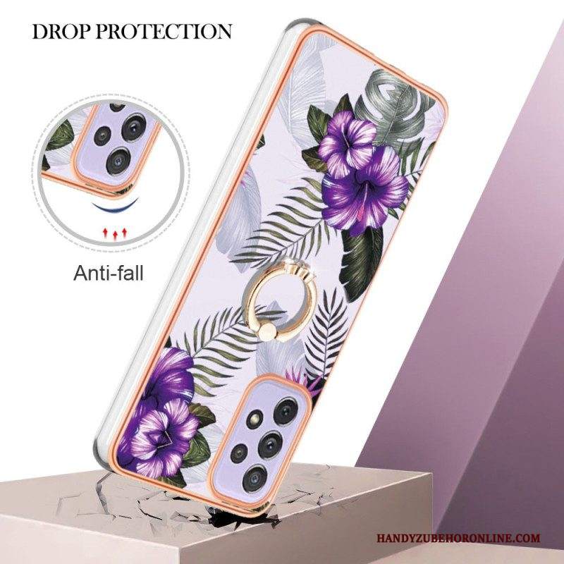 Cover Samsung Galaxy A13 Fiori Ad Anello