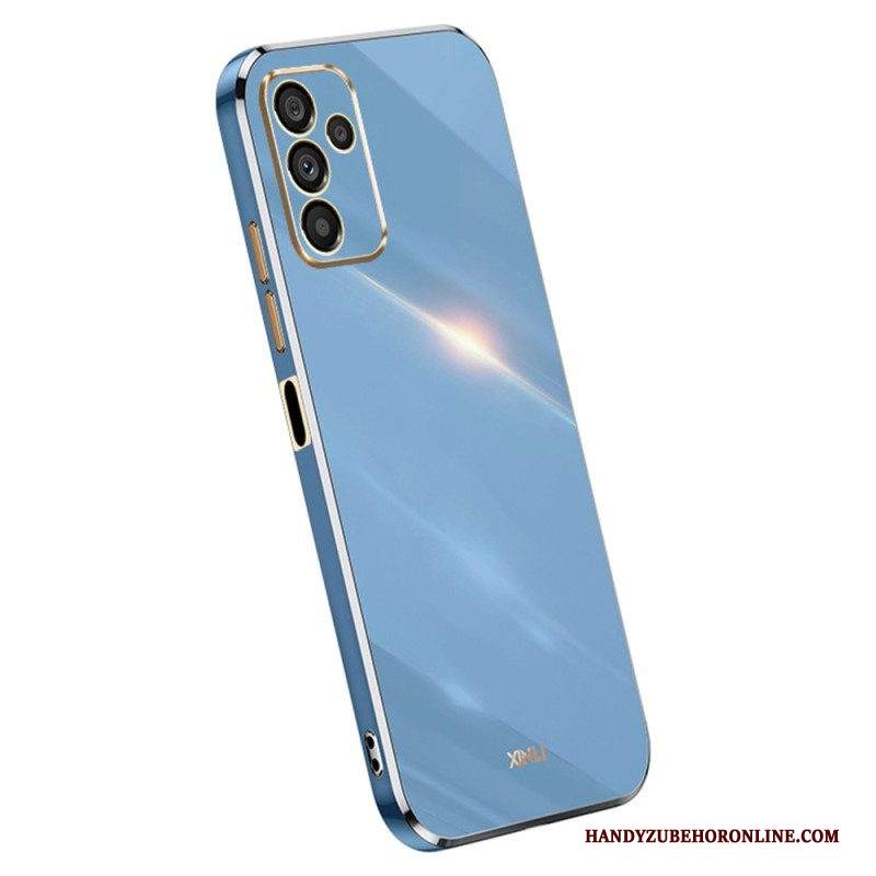 Cover Samsung Galaxy A14 / A14 5G Bordi In Silicone Dorato