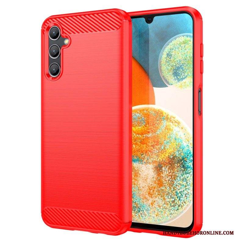 Cover Samsung Galaxy A14 / A14 5G Fibra Di Carbonio Spazzolata